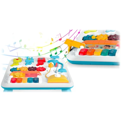 Ricokids 782000 Vzdelávací stôl s hudbou a zvukom, modrý