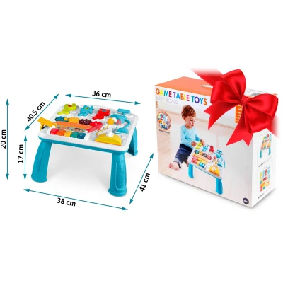 Ricokids 782000 Vzdelávací stôl s hudbou a zvukom, modrý
