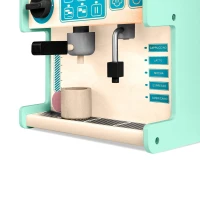 Ricokids 785100 Drevená kaviareň a cukráreň s kávovarom, mätová