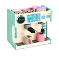 Ricokids 785100 Drevená kaviareň a cukráreň s kávovarom, mätová