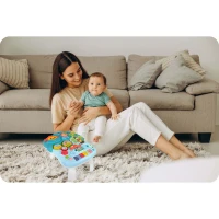 Ricokids 781500 4 v 1 vzdelávací chodítko, modré a biele