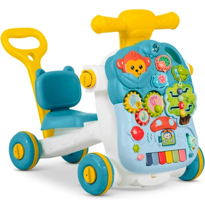 Ricokids 781500 4 v 1 vzdelávací chodítko, modré a biele