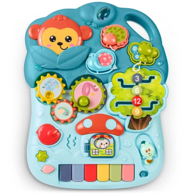 Ricokids 781500 4 v 1 vzdelávací chodítko, modré a biele