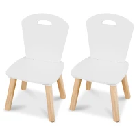 Ricokids RC-848 Detský stôl s dvoma stoličkami, biely