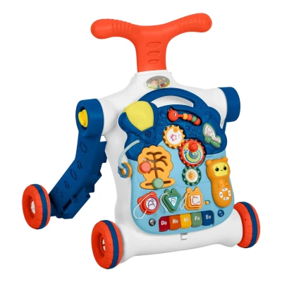 Ricokids 781900 Vzdělávací chodítko s hracím stolečkem 4 v 1, modré