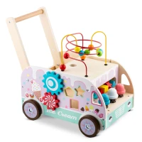 Ricokids RK-873 Drevená chodítka so zmrzlinou
