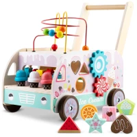 Ricokids RK-873 Drevená chodítka so zmrzlinou