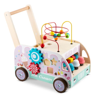 Ricokids RK-873 Drevená chodítka so zmrzlinou