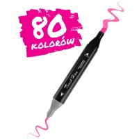 Nukido NK-912 Alkoholové fixky s taškou, 80 ks