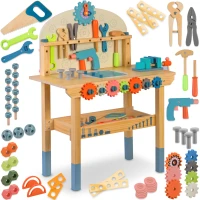 Ricokids RK-876 Drevený pracovný stôl s náradím