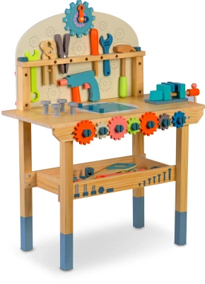Ricokids RK-876 Drevený pracovný stôl s náradím