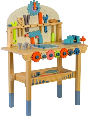 Ricokids RK-876 Drevený pracovný stôl s náradím