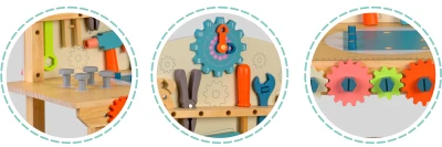 Ricokids RK-876 Drevený pracovný stôl s náradím