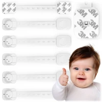 Ricokids 798200 Zabezpečení otevírání skříněk 6 ks, bílé