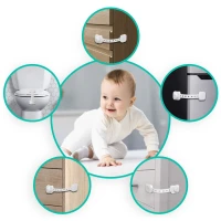 Ricokids 798200 Zabezpečení otevírání skříněk 6 ks, bílé