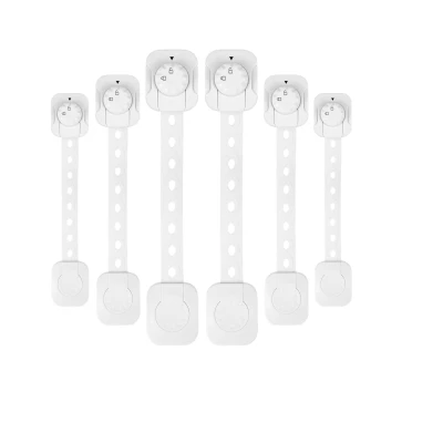 Ricokids 798200 Zabezpečení otevírání skříněk 6 ks, bílé