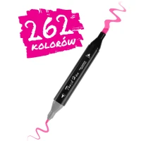 Nukido NK-915 Alkoholové fixky s taškou, 262 ks