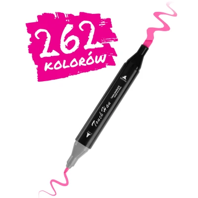 Nukido NK-915 Alkoholové fixky s taškou, 262 ks