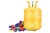 Ricokids 799000 Heliová láhev 0,20 m3 s balónky a stuhou, žlutá
