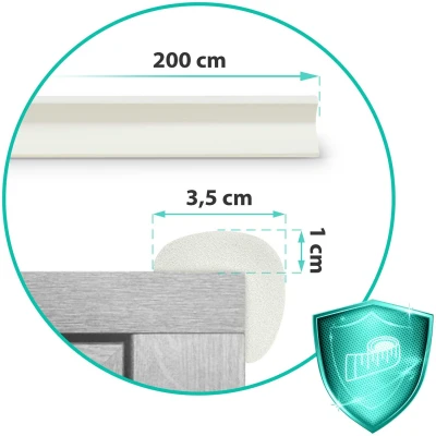 Ricokids 798700 Bezpečnostní pěnová páska 2 m, bílá