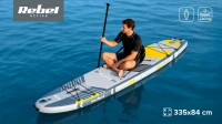 Rebel RBA-4518-G Paddleboard s príslušenstvom 335 cm, SUP ACTIVE PRO, sivý