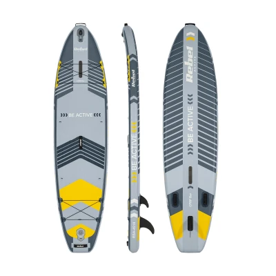 Rebel RBA-4518-G Paddleboard s príslušenstvom 335 cm, SUP ACTIVE PRO, sivý