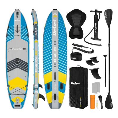Rebel RBA-4518-BL Paddleboard s príslušenstvom 335 cm, SUP ACTIVE PRO, modrý