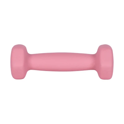 Rebel RBA-2330-0.5 Činky HEX litinové neoprenové 2×0,5 kg, růžové