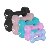 Rebel RBA-2330-S5 Sada litinových HEX činek s neoprenem 30 kg (2x1/2x2/2x3/2x4/2x5 kg)