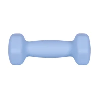 Rebel RBA-2330-1 Činky HEX litinové neoprenové 2×1 kg, světle modré