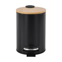 Teesa TSA0407 Koupelnový odpadkový koš 3 l, černý