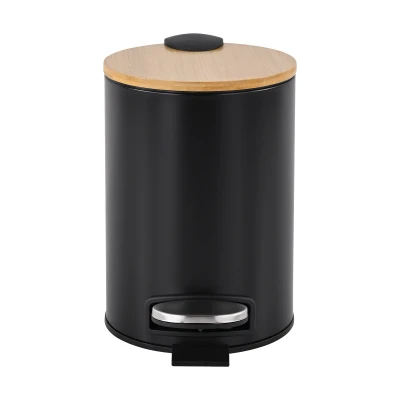 Teesa TSA0407 Koupelnový odpadkový koš 3 l, černý