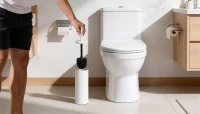Teesa TSA0408 WC štětka 39 cm, bílá