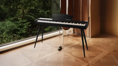 Kruger&Matz KMDP-45P-BK Digitální piano 88 kláves, Bluetooth, černá matná