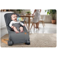 Nukido NK-52 Hojdacia stolička s hračkami, antracitová