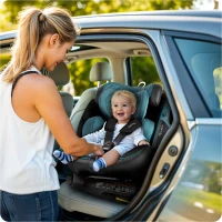 Autosedačka Nukido 710101 Prestige Line ISOFIX, i-Size 40-150 cm, 0-36 kg, čierna a modrá