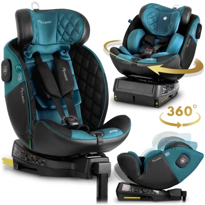 Autosedačka Nukido 710101 Prestige Line ISOFIX, i-Size 40-150 cm, 0-36 kg, čierna a modrá