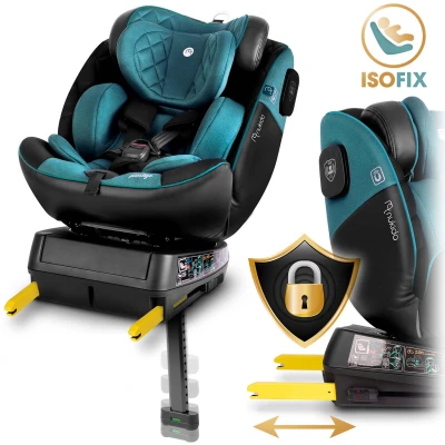 Autosedačka Nukido 710101 Prestige Line ISOFIX, i-Size 40-150 cm, 0-36 kg, čierna a modrá
