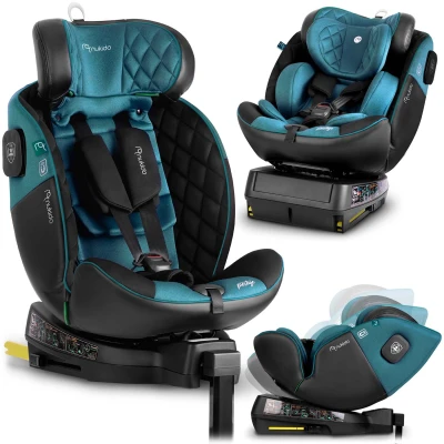 Autosedačka Nukido 710101 Prestige Line ISOFIX, i-Size 40-150 cm, 0-36 kg, čierna a modrá