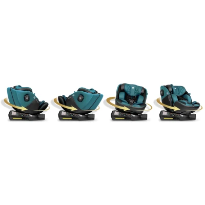 Autosedačka Nukido 710101 Prestige Line ISOFIX, i-Size 40-150 cm, 0-36 kg, čierna a modrá