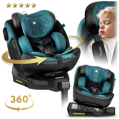 Autosedačka Nukido 710101 Prestige Line ISOFIX, i-Size 40-150 cm, 0-36 kg, čierna a modrá