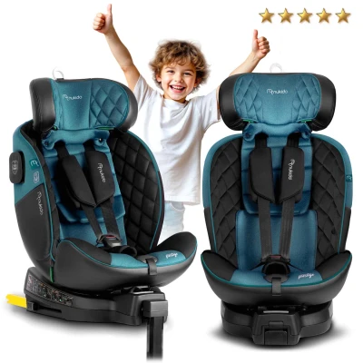 Autosedačka Nukido 710101 Prestige Line ISOFIX, i-Size 40-150 cm, 0-36 kg, čierna a modrá
