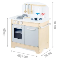Ricokids 785200 Drevená interaktívna detská kuchynka