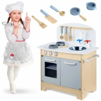 Ricokids 785200 Drevená interaktívna detská kuchynka