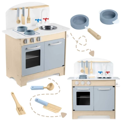 Ricokids 785200 Drevená interaktívna detská kuchynka