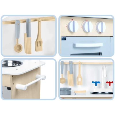 Ricokids 785200 Drevená interaktívna detská kuchynka