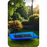 Neo-Sport NS-105 Houpačka hnízdo obdélníková Swingo 110 × 70 cm, modrá
