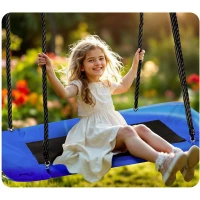 Neo-Sport NS-105 Houpačka hnízdo obdélníková Swingo 110 × 70 cm, modrá