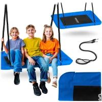 Neo-Sport NS-105 Houpačka hnízdo obdélníková Swingo 110 × 70 cm, modrá