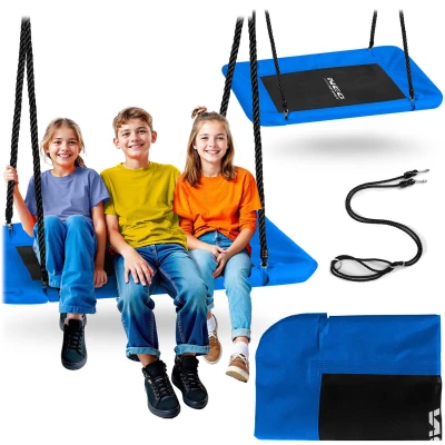 Neo-Sport NS-105 Houpačka hnízdo obdélníková Swingo 110 × 70 cm, modrá